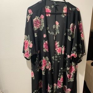 Floral kimono from forever 21.